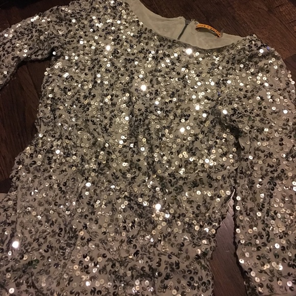 Alice & Olivia Ritchie Sequin Dress - S - Picture 6 of 8